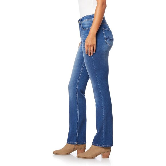 Women’s Bootcut Jeans Stretch Denim Figure-Enhancing Size 10 - Picture 2 of 8